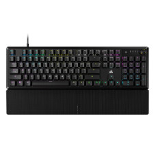 CORSAIR K70 CORE RGB Mechanical Gaming Keyboard with Palmrest - Pre-lubricated Corsair MLX Red Linear Keyswitches - Sound Dampening - Media Control Dial - iCUE Compatible - QWERTY NA Layout - Black